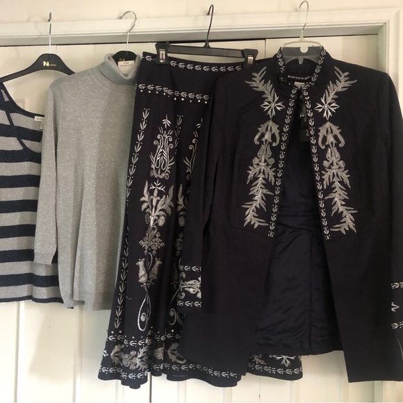 Exquisite |  100% Cotton Embellished Lined Jacket | Platinum “Soleil” series - Picture 5 of 6